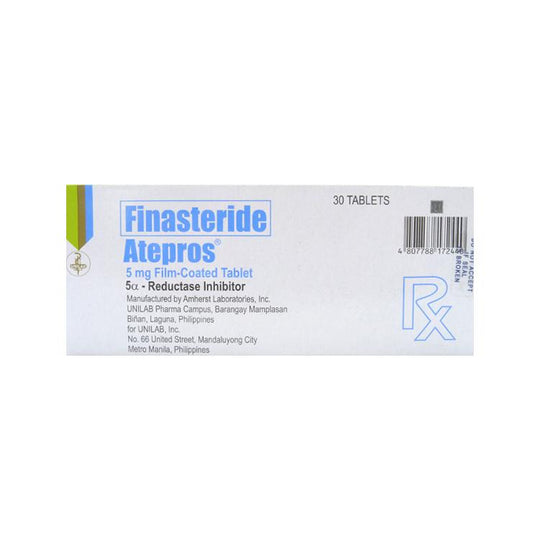 Atepros (Finasteride) Tablet (5 mg) Strip, Foil 10's Box 30's