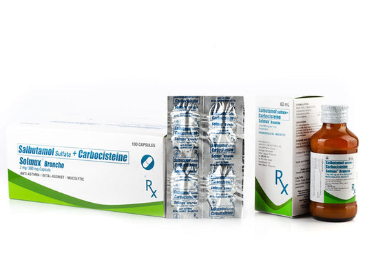 Solmux Broncho (Salbutamol Sulfate + Carbocisteine)