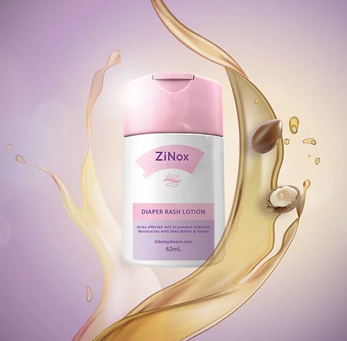 Zinox Diaper Rash (Argan Butter + Shea Butter + Coconut Oil + Honey) (Lotion Bottle 62 ml)