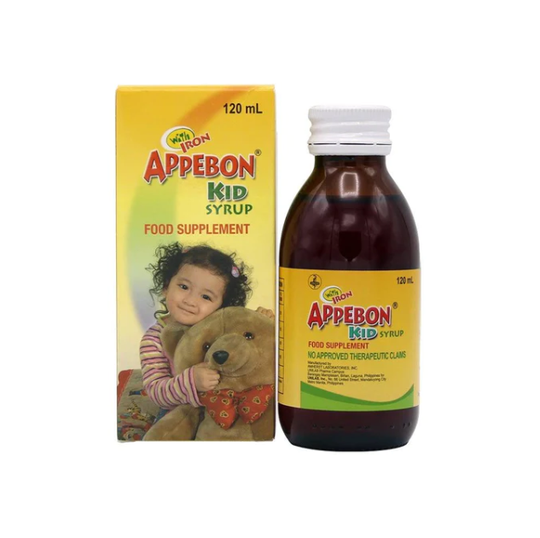 Appebon Kid (Vitamin B Complex+Lysine+Iron) Syrup Bottle 120mL Box 1's ...