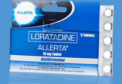 Allerta (Loratadine) Tablet (10 mg) Strip, Foil 5's Box 5's