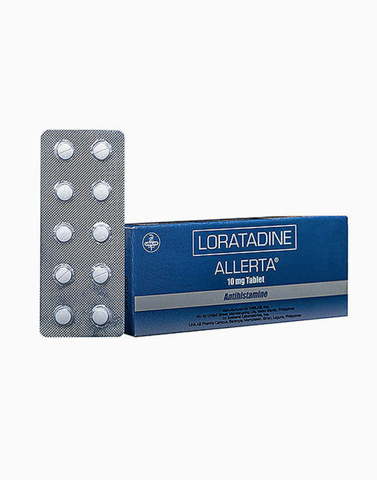 Allerta (Loratadine) Tablet (10 mg) Strip, Foil 10's Box 50's
