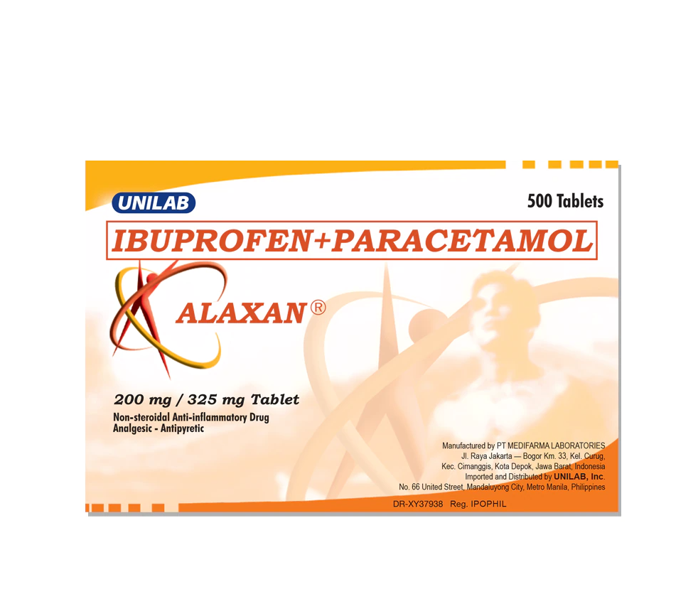 Alaxan (Paracetamol+Ibuprofen)