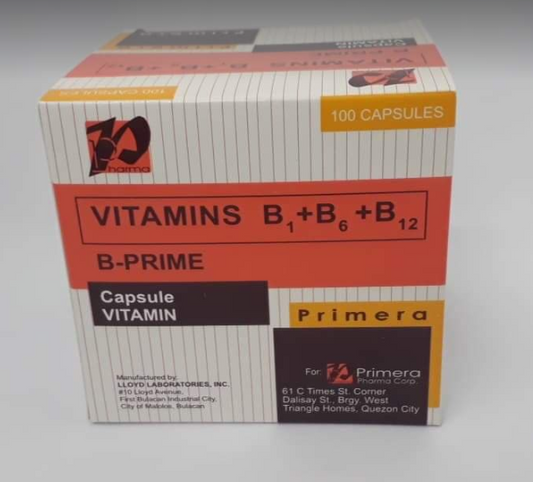 B-Prime (Vitamin B1 +B6 + B12)