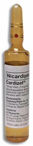 Cardizef (Nicardipine Hydrochloride)