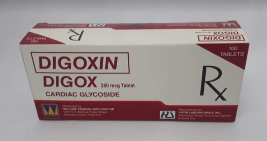 Digox (Digoxin) Tablet (250 mcg) Blister Pack 10's Box 100's