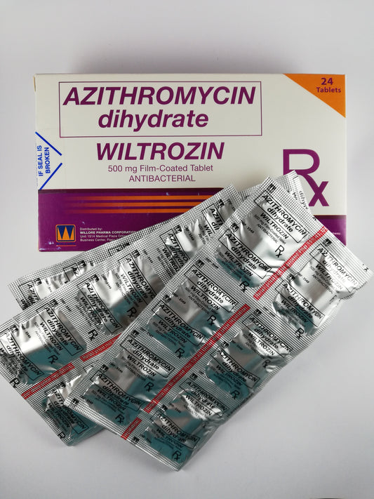 Wiltrozin (Azithromycin) Tablet (500 mg) Strip, Foil 6's Box 24's