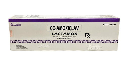 Lactamox (Co-Amoxiclav (Amoxicillin + Potassium Clavulanate))