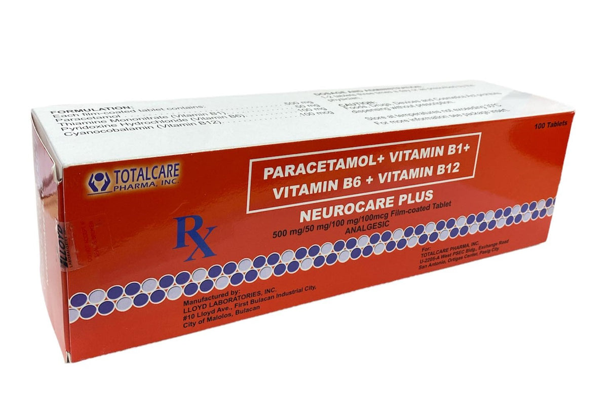 Neurocare Plus (Vitamin B Complex (Paracetamol + Vitamin B1 + B6 + B12 ...
