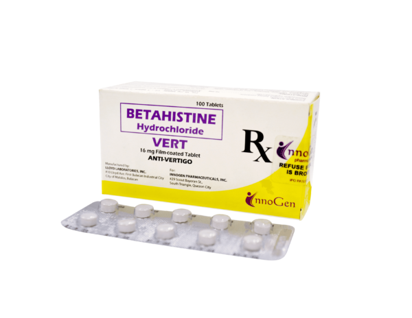 Vert (Betahistine Hydrochloride)