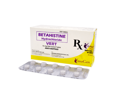 Vert (Betahistine Hydrochloride)