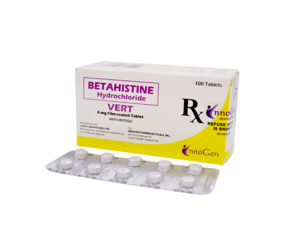 Vert (Betahistine Hydrochloride)