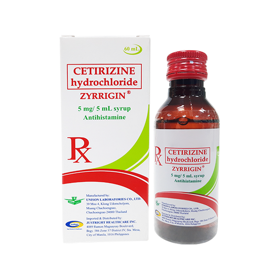Zyrrigin (Cetirizine Hydrochloride)