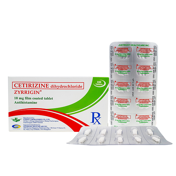 Zyrrigin (Cetirizine Hydrochloride)