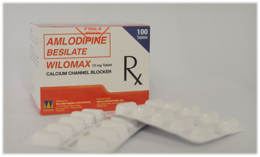Wilomax (Amlodipine Besylate) Tablet (10 mg) Blister Pack 10's Box 100's